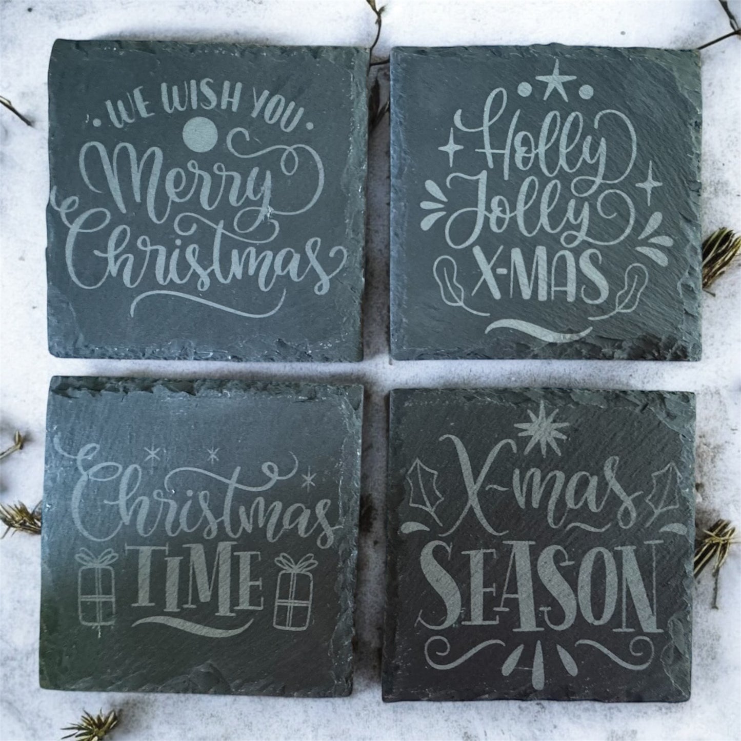 Slate Coasters - Engraved