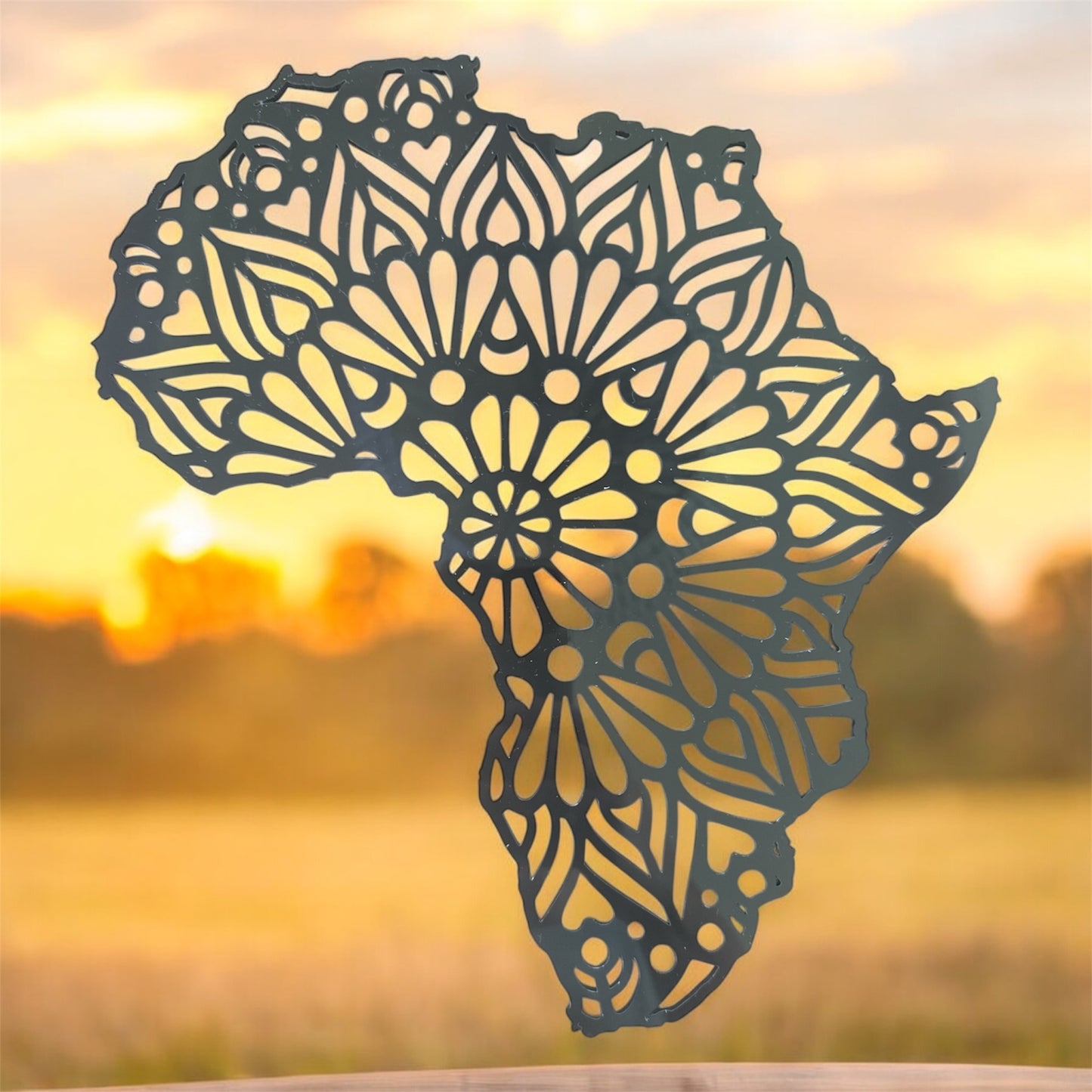 Perspex Wall Art - Africa Mandala