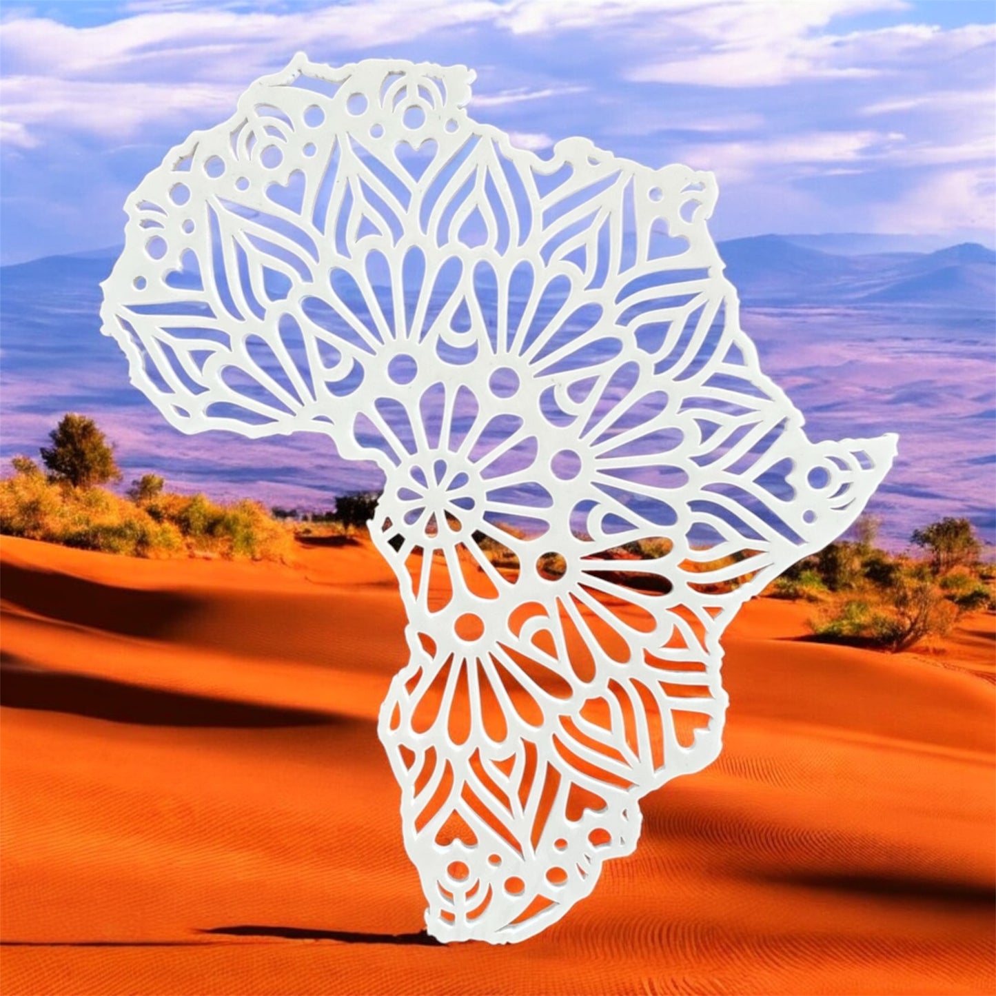 Perspex Wall Art - Africa Mandala