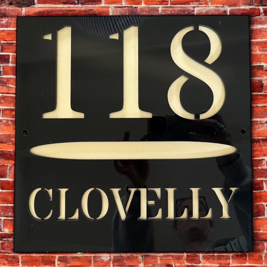 House Number Sign - Custom