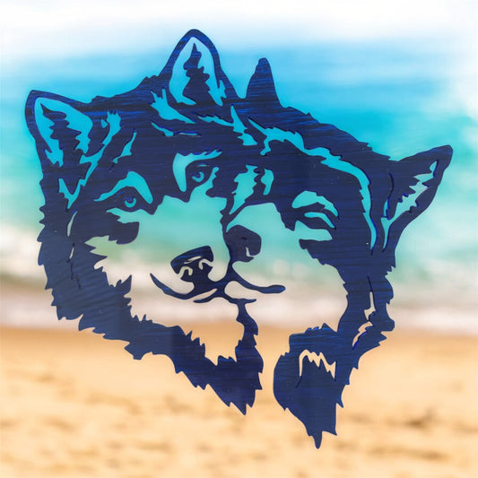 Perspex Wall Art - Two Huskies