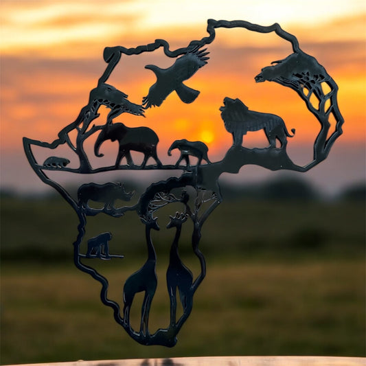 Perspex Wall Art - Africa Animals